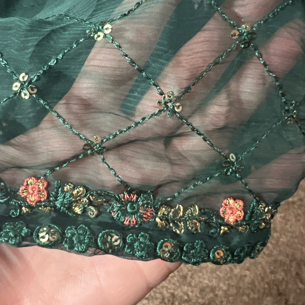 3 pc. Agha Noor velvet suit.